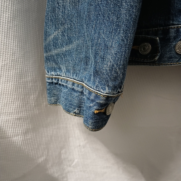 Levi’s Denim 4 Pocket Chore Jean Trucker Jacket Men’s Size XXLarge - Picture 8 of 16